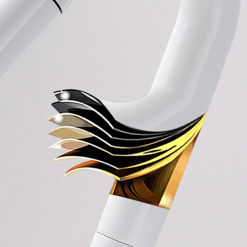 Industrial Wide Spread Bathroom Faucet Circular Lavatory Faucet Clearhalo 'Bathroom Remodel & Bathroom Fixtures' 'Bathroom Sink Faucets' 'Bathroom Sinks & Faucet Components' 'bathroom_sink_faucets' 'Home Improvement' 'home_improvement' 'home_improvement_bathroom_sink_faucets' 7325074