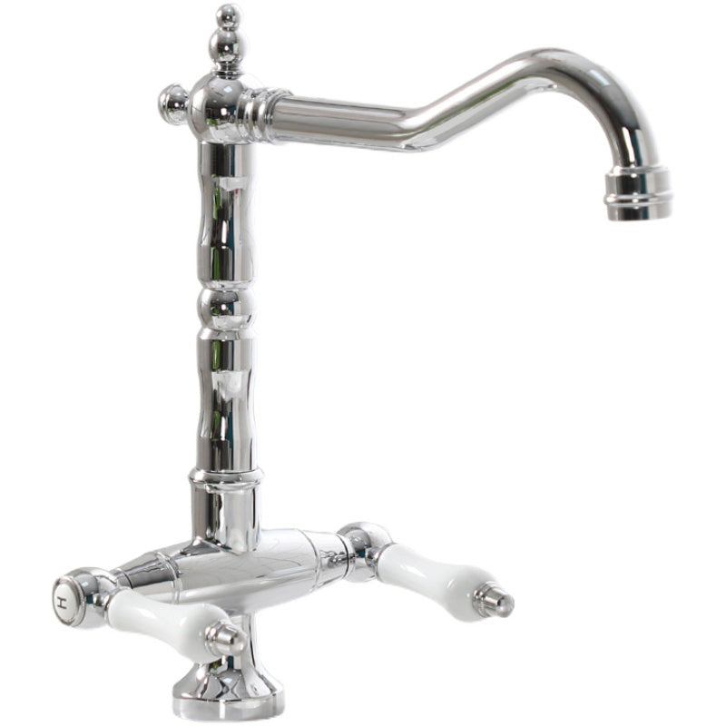 Industrial Wide Spread Bathroom Faucet Lever Handles Lavatory Faucet Clearhalo 'Bathroom Remodel & Bathroom Fixtures' 'Bathroom Sink Faucets' 'Bathroom Sinks & Faucet Components' 'bathroom_sink_faucets' 'Home Improvement' 'home_improvement' 'home_improvement_bathroom_sink_faucets' 7325082