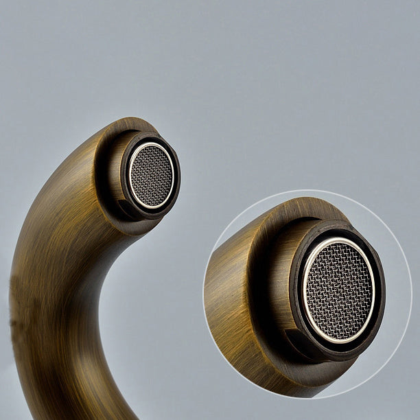 Industrial Wide Spread Bathroom Cross Handles Centerset Faucet Clearhalo 'Bathroom Remodel & Bathroom Fixtures' 'Bathroom Sink Faucets' 'Bathroom Sinks & Faucet Components' 'bathroom_sink_faucets' 'Home Improvement' 'home_improvement' 'home_improvement_bathroom_sink_faucets' 7325097