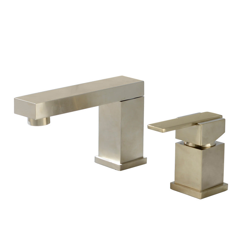 Contemporary Bathroom Faucet Deck Mounted Copper Two Handle Swivel Roman Tub Faucet Set Gold Square 2 Hole Faucets Clearhalo 'Bathroom Remodel & Bathroom Fixtures' 'Bathtub Faucets' 'bathtub_faucets' 'Home Improvement' 'home_improvement' 'home_improvement_bathtub_faucets' 7325143