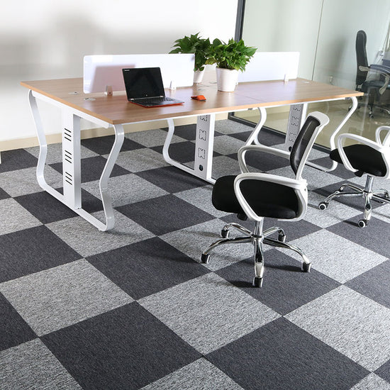 Carpet Tile Non-Skid Fade Resistant Geometry Loose Lay Carpet Tiles ...
