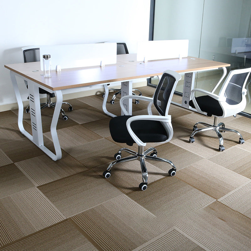 Carpet Tile Non-Skid Fade Resistant Geometry Loose Lay Carpet Tiles Apricot Clearhalo 'Carpet Tiles & Carpet Squares' 'carpet_tiles_carpet_squares' 'Flooring 'Home Improvement' 'home_improvement' 'home_improvement_carpet_tiles_carpet_squares' Walls and Ceiling' 7325226