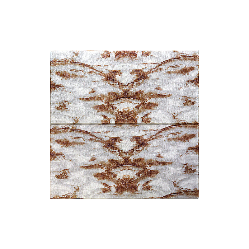 Modern Pearl Wainscoting PVC Foam Wall Access Panel Peel and Stick Wall Tile Brown Standard Payment 10-Piece Set Clearhalo 'Flooring 'Home Improvement' 'home_improvement' 'home_improvement_wall_paneling' 'Wall Paneling' 'wall_paneling' 'Walls & Ceilings' Walls and Ceiling' 7325299