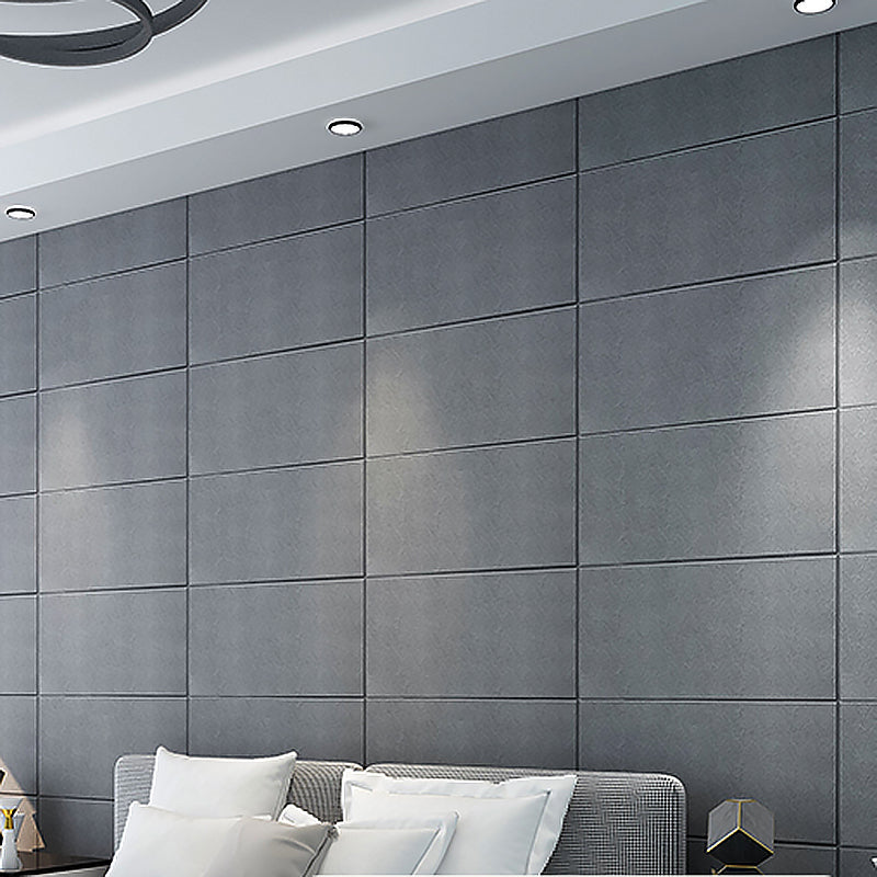 Modern Pearl Wainscoting PVC Foam Wall Access Panel Peel and Stick Wall Tile Silver Gray Nano 10-Piece Set Clearhalo 'Flooring 'Home Improvement' 'home_improvement' 'home_improvement_wall_paneling' 'Wall Paneling' 'wall_paneling' 'Walls & Ceilings' Walls and Ceiling' 7325304