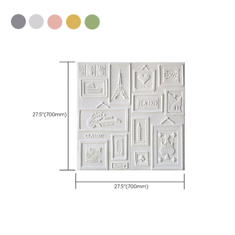 Indoor Wall Paneling 3D Print Peel and Stick Waterproof Wall Panel Clearhalo 'Flooring 'Home Improvement' 'home_improvement' 'home_improvement_wall_paneling' 'Wall Paneling' 'wall_paneling' 'Walls & Ceilings' Walls and Ceiling' 7325321