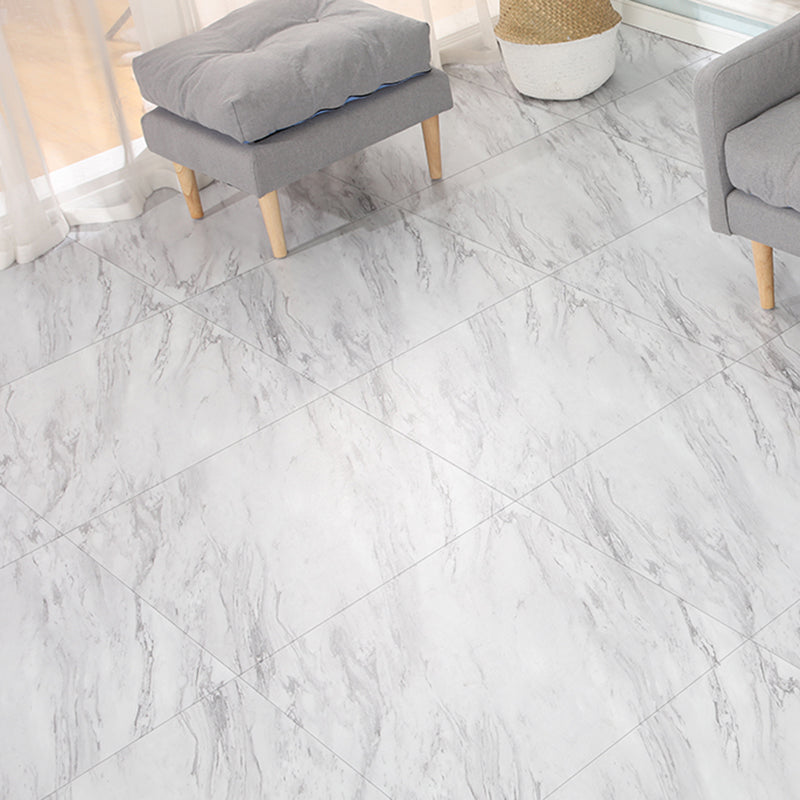 Peel and Stick PVC Flooring Smooth Marble Look Fireproof Vinyl Flooring Light Gray-White Clearhalo 'Flooring 'Home Improvement' 'home_improvement' 'home_improvement_vinyl_flooring' 'Vinyl Flooring' 'vinyl_flooring' Walls and Ceiling' 7325970