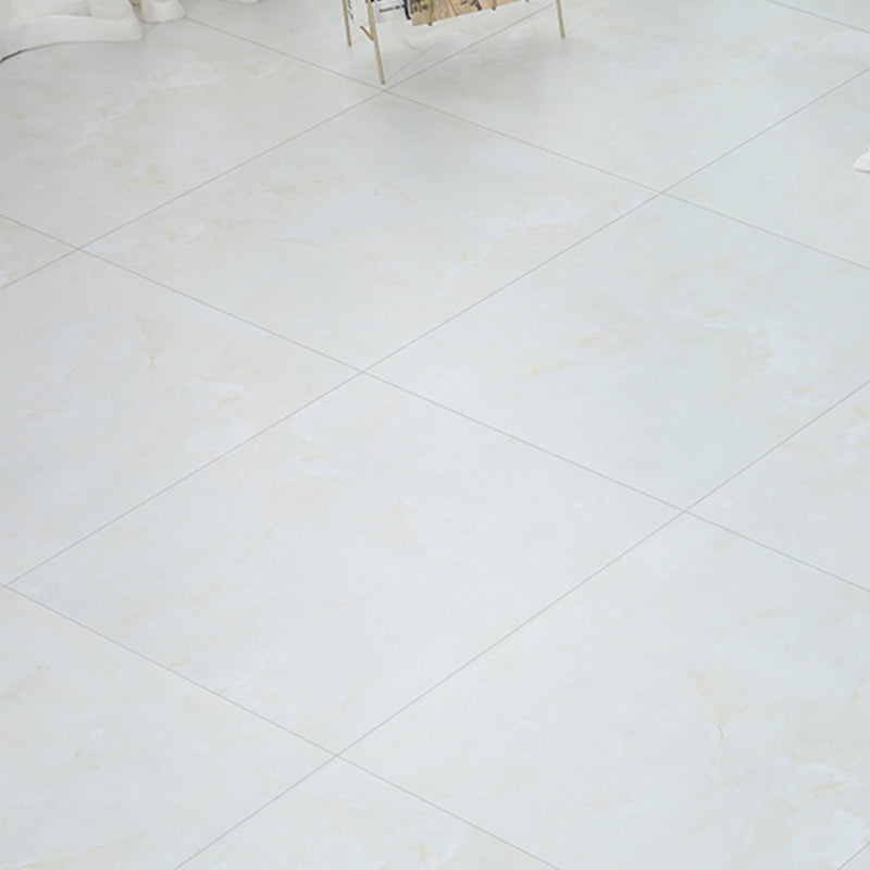 Peel and Stick PVC Flooring Smooth Marble Look Fireproof Vinyl Flooring White Clearhalo 'Flooring 'Home Improvement' 'home_improvement' 'home_improvement_vinyl_flooring' 'Vinyl Flooring' 'vinyl_flooring' Walls and Ceiling' 7325974