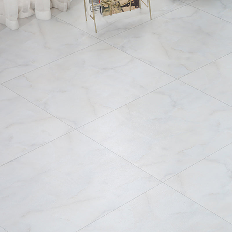 Peel and Stick PVC Flooring Smooth Marble Look Fireproof Vinyl Flooring Textured White Clearhalo 'Flooring 'Home Improvement' 'home_improvement' 'home_improvement_vinyl_flooring' 'Vinyl Flooring' 'vinyl_flooring' Walls and Ceiling' 7325976