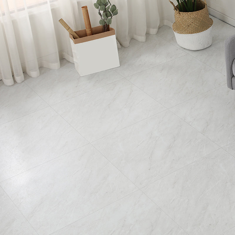 Peel and Stick PVC Flooring Smooth Marble Look Fireproof Vinyl Flooring Off-White Clearhalo 'Flooring 'Home Improvement' 'home_improvement' 'home_improvement_vinyl_flooring' 'Vinyl Flooring' 'vinyl_flooring' Walls and Ceiling' 7325985