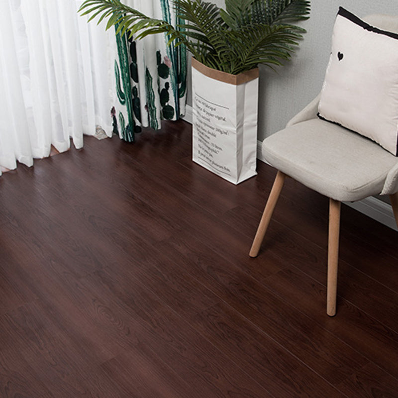 Peel and Stick PVC Flooring Smooth Wood Look Effect Non-slip Vinyl Flooring Walnut Clearhalo 'Flooring 'Home Improvement' 'home_improvement' 'home_improvement_vinyl_flooring' 'Vinyl Flooring' 'vinyl_flooring' Walls and Ceiling' 7326014