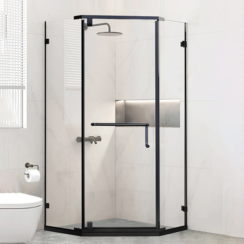 Semi Frameless Pivot Shower Door Scratch Resistant Clear Shower Door Left Clearhalo 'Bathroom Remodel & Bathroom Fixtures' 'Home Improvement' 'home_improvement' 'home_improvement_shower_tub_doors' 'Shower and Tub Doors' 'shower_tub_doors' 'Showers & Bathtubs' 7326734