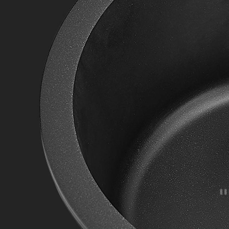 Undermount Kitchen Bar Sink Quartz Round Shape Kitchen Bar Sink Clearhalo 'Home Improvement' 'home_improvement' 'home_improvement_kitchen_sinks' 'Kitchen Remodel & Kitchen Fixtures' 'Kitchen Sinks & Faucet Components' 'Kitchen Sinks' 'kitchen_sinks' 7327576