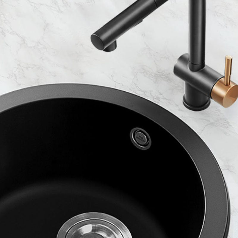 Drop-In Kitchen Bar Sink Single Bowl Quartz Kitchen Bar Sink Clearhalo 'Home Improvement' 'home_improvement' 'home_improvement_kitchen_sinks' 'Kitchen Remodel & Kitchen Fixtures' 'Kitchen Sinks & Faucet Components' 'Kitchen Sinks' 'kitchen_sinks' 7327589