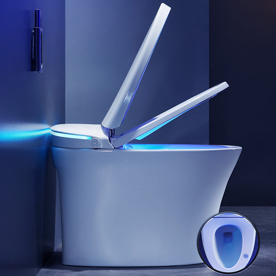 Elongated Floor Standing Bidet Contemporary Floor Mount Bidet Clearhalo 'Bathroom Remodel & Bathroom Fixtures' 'Bidets' 'Home Improvement' 'home_improvement' 'home_improvement_bidets' 'Toilets & Bidets' 7328008