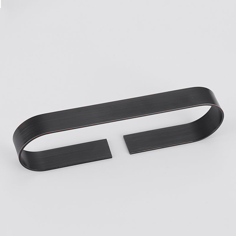 2 Piece Modern Bathroom Hardware Set in Gold/Black, Towel Bar Clearhalo 'Bathroom Hardware Sets' 'Bathroom Hardware' 'Bathroom Remodel & Bathroom Fixtures' 'bathroom_hardware_sets' 'Home Improvement' 'home_improvement' 'home_improvement_bathroom_hardware_sets' 7328154