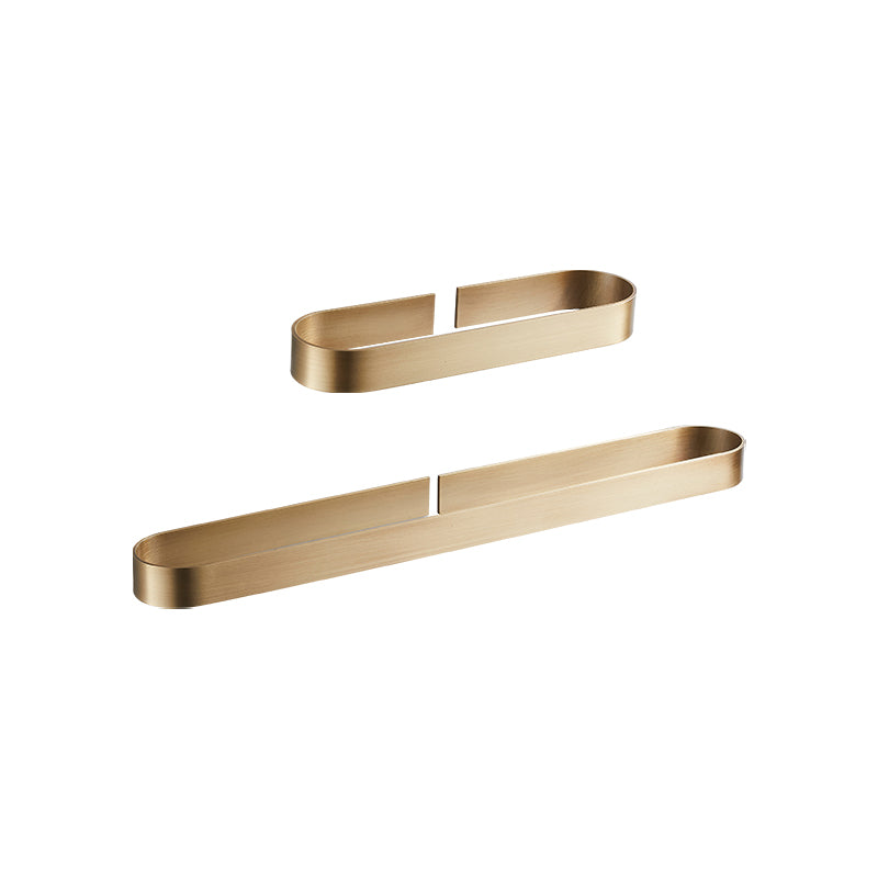 2 Piece Modern Bathroom Hardware Set in Gold/Black, Towel Bar 20" Gold 2 Piece Set Clearhalo 'Bathroom Hardware Sets' 'Bathroom Hardware' 'Bathroom Remodel & Bathroom Fixtures' 'bathroom_hardware_sets' 'Home Improvement' 'home_improvement' 'home_improvement_bathroom_hardware_sets' 7328157