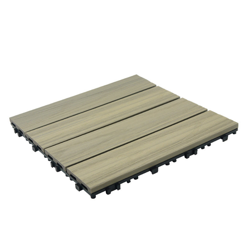 Snapping Patio Flooring Tiles Striped Pattern Tile Set Floor Board Clearhalo 'Home Improvement' 'home_improvement' 'home_improvement_outdoor_deck_tiles_planks' 'Outdoor Deck Tiles & Planks' 'Outdoor Flooring & Tile' 'Outdoor Remodel' 'outdoor_deck_tiles_planks' 7328823