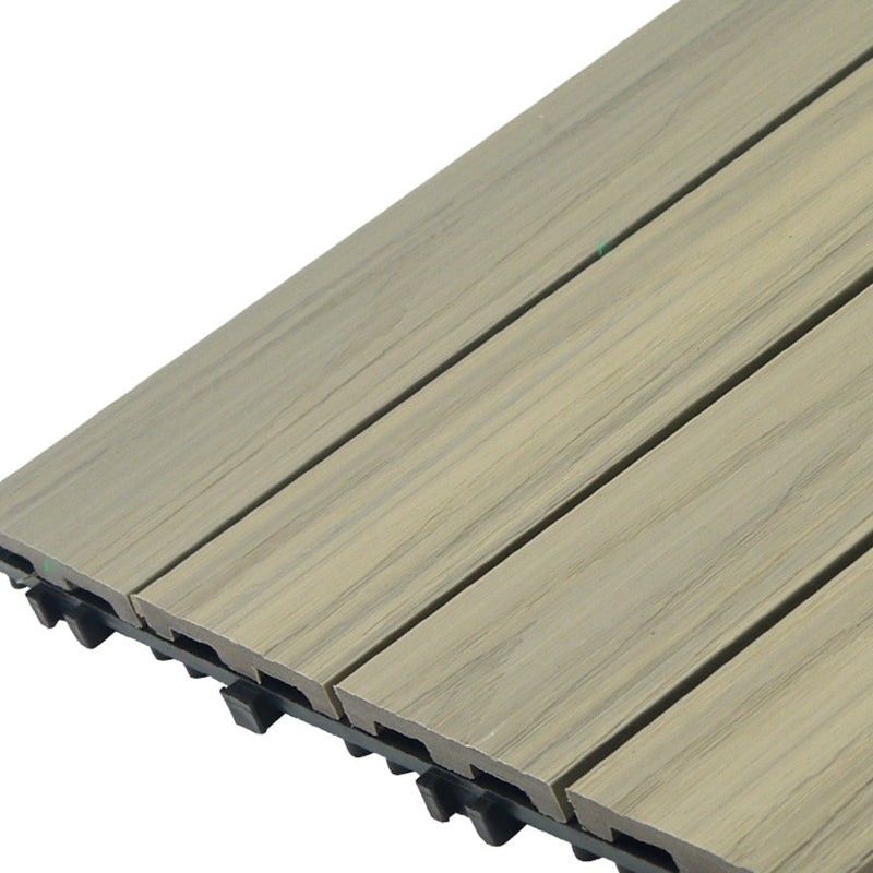 Snapping Patio Flooring Tiles Striped Pattern Tile Set Floor Board Clearhalo 'Home Improvement' 'home_improvement' 'home_improvement_outdoor_deck_tiles_planks' 'Outdoor Deck Tiles & Planks' 'Outdoor Flooring & Tile' 'Outdoor Remodel' 'outdoor_deck_tiles_planks' 7328825