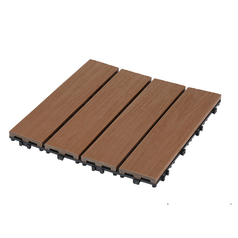 Snapping Patio Flooring Tiles Striped Pattern Tile Set Floor Board Clearhalo 'Home Improvement' 'home_improvement' 'home_improvement_outdoor_deck_tiles_planks' 'Outdoor Deck Tiles & Planks' 'Outdoor Flooring & Tile' 'Outdoor Remodel' 'outdoor_deck_tiles_planks' 7328829