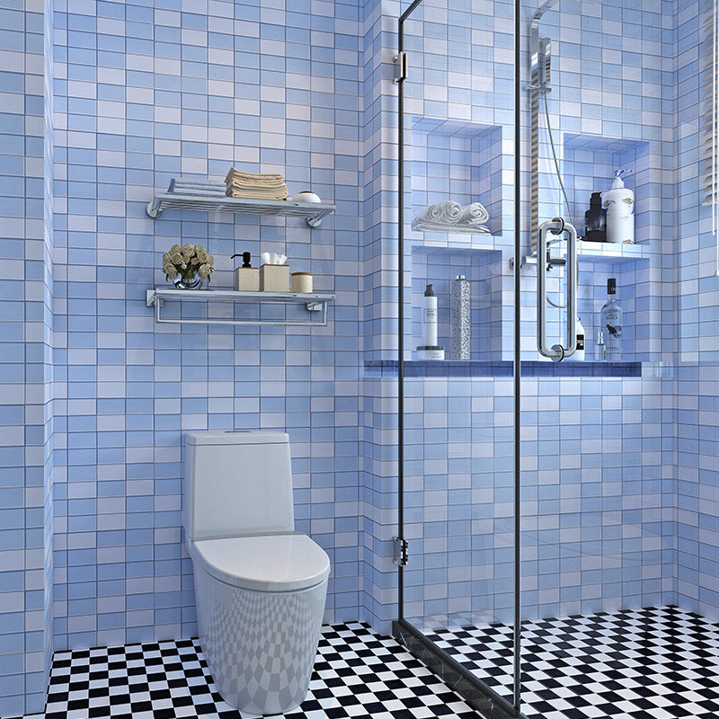 Colorful Mosaic Peel & Stick Tile Water-resistant Shower Wallpaper Clearhalo 'Flooring 'Home Improvement' 'home_improvement' 'home_improvement_peel_stick_blacksplash' 'Peel & Stick Backsplash Tile' 'peel_stick_blacksplash' 'Walls & Ceilings' Walls and Ceiling' 7328901