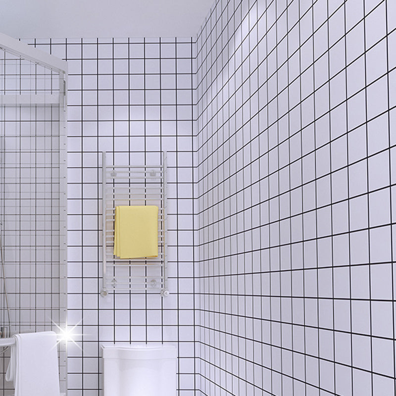 Colorful Mosaic Peel & Stick Tile Water-resistant Shower Wallpaper White Clearhalo 'Flooring 'Home Improvement' 'home_improvement' 'home_improvement_peel_stick_blacksplash' 'Peel & Stick Backsplash Tile' 'peel_stick_blacksplash' 'Walls & Ceilings' Walls and Ceiling' 7328904