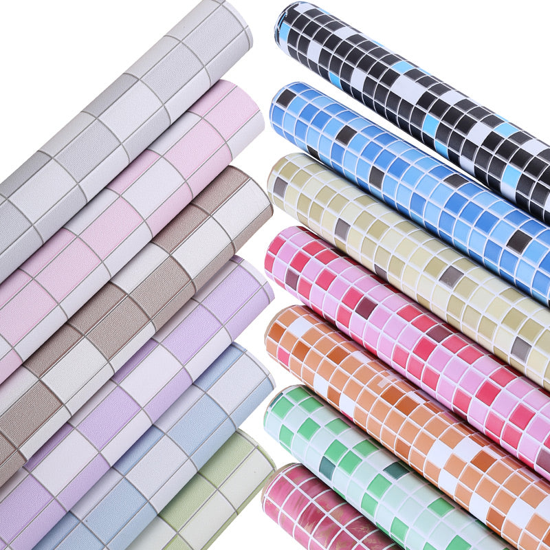 Colorful Mosaic Peel & Stick Tile Water-resistant Shower Wallpaper Clearhalo 'Flooring 'Home Improvement' 'home_improvement' 'home_improvement_peel_stick_blacksplash' 'Peel & Stick Backsplash Tile' 'peel_stick_blacksplash' 'Walls & Ceilings' Walls and Ceiling' 7328910