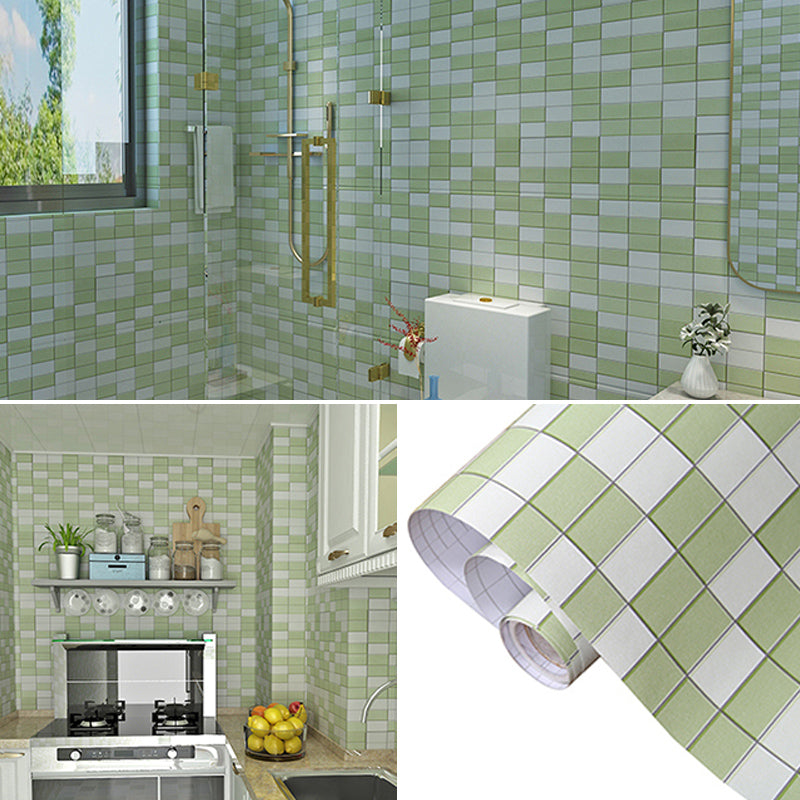Colorful Mosaic Peel & Stick Tile Water-resistant Shower Wallpaper Clearhalo 'Flooring 'Home Improvement' 'home_improvement' 'home_improvement_peel_stick_blacksplash' 'Peel & Stick Backsplash Tile' 'peel_stick_blacksplash' 'Walls & Ceilings' Walls and Ceiling' 7328914