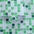 Colorful Mosaic Peel & Stick Tile Water-resistant Shower Wallpaper Green Clearhalo 'Flooring 'Home Improvement' 'home_improvement' 'home_improvement_peel_stick_blacksplash' 'Peel & Stick Backsplash Tile' 'peel_stick_blacksplash' 'Walls & Ceilings' Walls and Ceiling' 7328918