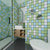 Colorful Mosaic Peel & Stick Tile Water-resistant Shower Wallpaper Light Green Clearhalo 'Flooring 'Home Improvement' 'home_improvement' 'home_improvement_peel_stick_blacksplash' 'Peel & Stick Backsplash Tile' 'peel_stick_blacksplash' 'Walls & Ceilings' Walls and Ceiling' 7328920