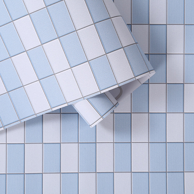 Colorful Mosaic Peel & Stick Tile Water-resistant Shower Wallpaper Blue-White Clearhalo 'Flooring 'Home Improvement' 'home_improvement' 'home_improvement_peel_stick_blacksplash' 'Peel & Stick Backsplash Tile' 'peel_stick_blacksplash' 'Walls & Ceilings' Walls and Ceiling' 7328924