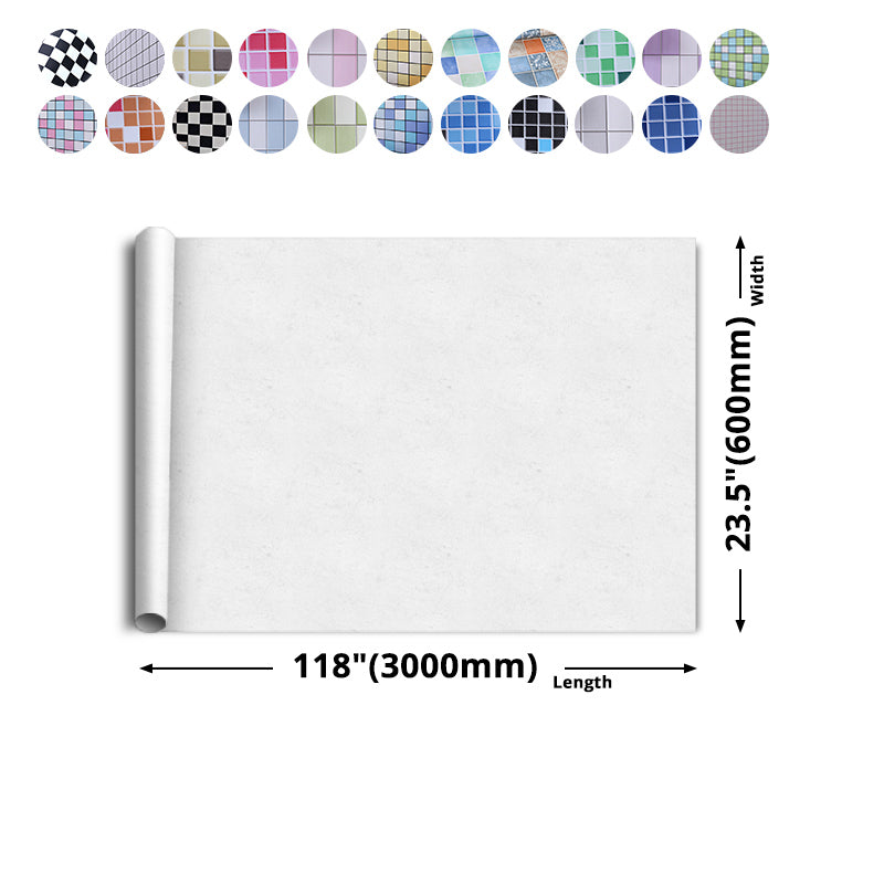 Colorful Mosaic Peel & Stick Tile Water-resistant Shower Wallpaper Clearhalo 'Flooring 'Home Improvement' 'home_improvement' 'home_improvement_peel_stick_blacksplash' 'Peel & Stick Backsplash Tile' 'peel_stick_blacksplash' 'Walls & Ceilings' Walls and Ceiling' 7328932