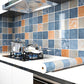 Grid Mosaic Peel & Stick Tile Water-resistant Kitchen Backsplash Wallpaper Clearhalo 'Flooring 'Home Improvement' 'home_improvement' 'home_improvement_peel_stick_blacksplash' 'Peel & Stick Backsplash Tile' 'peel_stick_blacksplash' 'Walls & Ceilings' Walls and Ceiling' 7328943