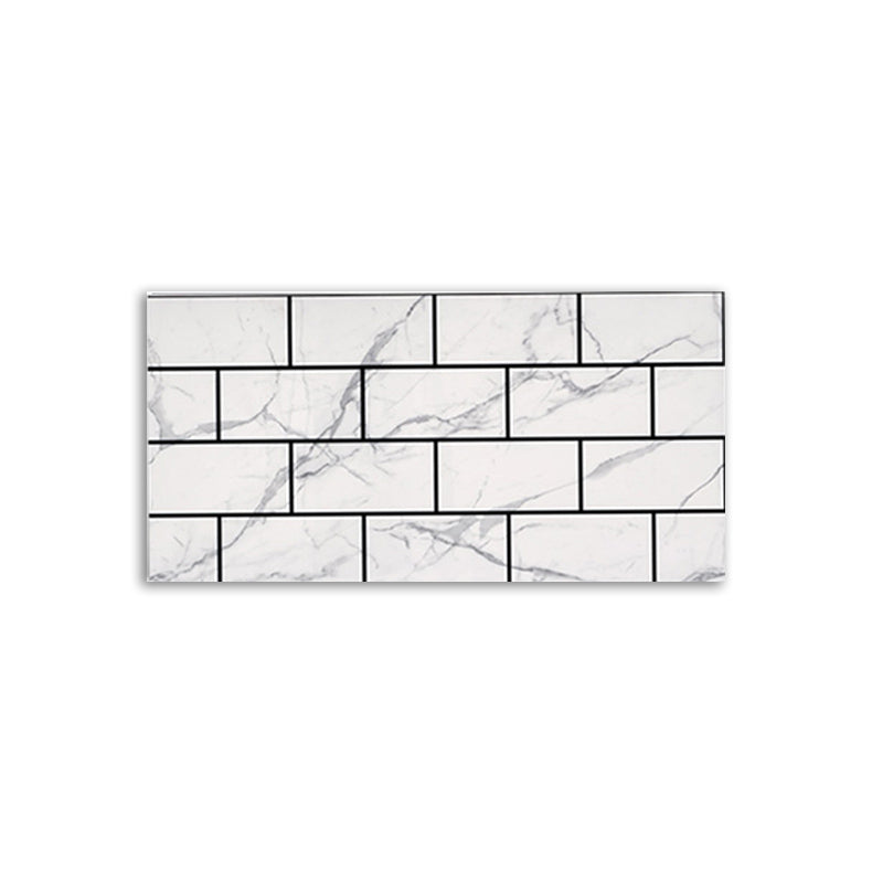 Brick Joint Peel & Stick Tile 12" x 24" Rectangular PVC Wallpaper Clearhalo 'Flooring 'Home Improvement' 'home_improvement' 'home_improvement_peel_stick_blacksplash' 'Peel & Stick Backsplash Tile' 'peel_stick_blacksplash' 'Walls & Ceilings' Walls and Ceiling' 7328954