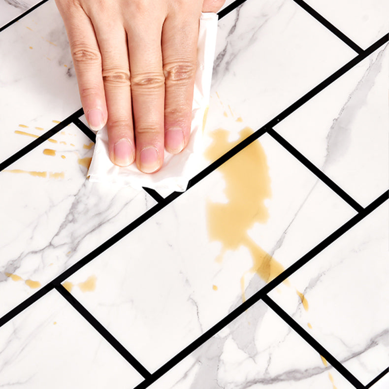 Brick Joint Peel & Stick Tile 12" x 24" Rectangular PVC Wallpaper Clearhalo 'Flooring 'Home Improvement' 'home_improvement' 'home_improvement_peel_stick_blacksplash' 'Peel & Stick Backsplash Tile' 'peel_stick_blacksplash' 'Walls & Ceilings' Walls and Ceiling' 7328957