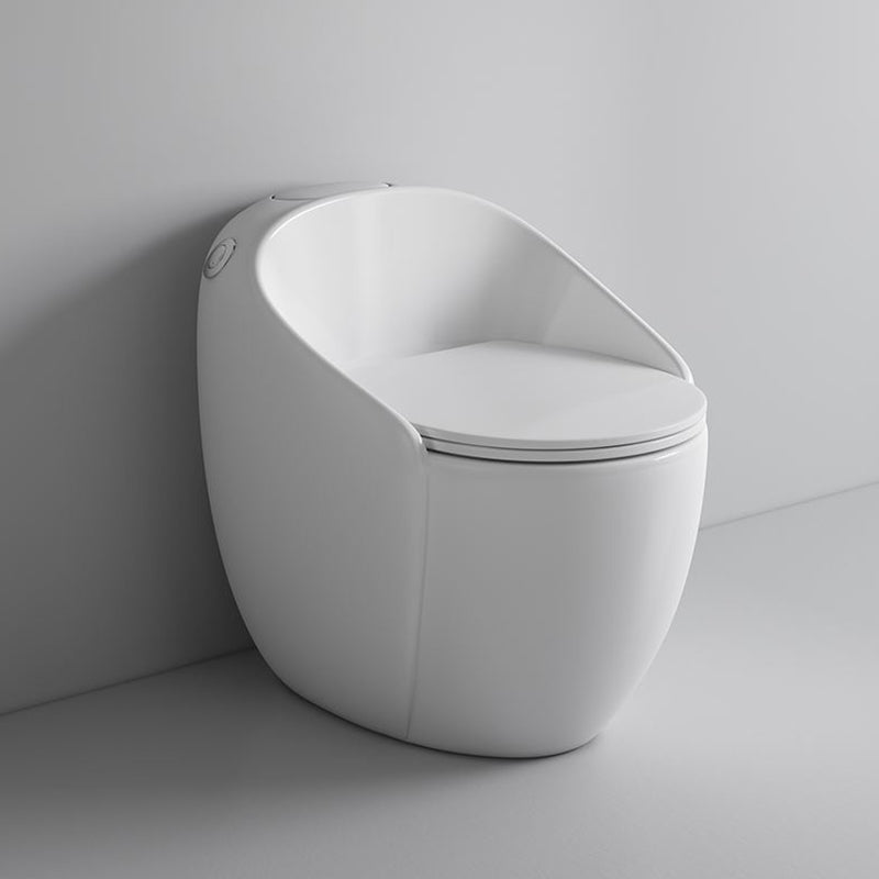Contemporary Floor Mounted Toilet Seat Included Urine Toilet for Bathroom White 16" Clearhalo 'Bathroom Remodel & Bathroom Fixtures' 'Home Improvement' 'home_improvement' 'home_improvement_toilets' 'Toilets & Bidets' 'Toilets' 7329137
