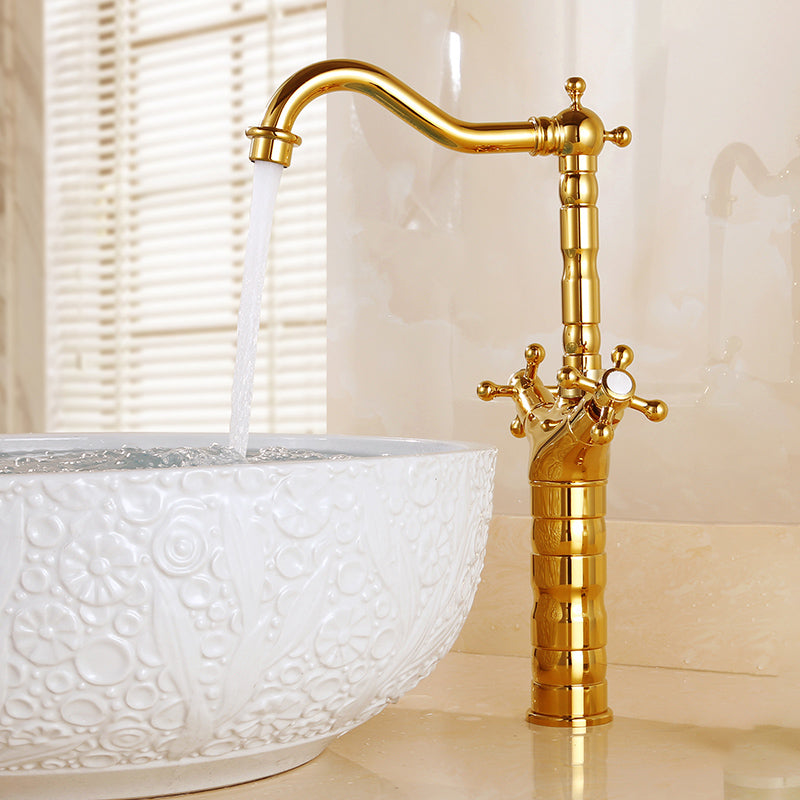 Industrial Wide Spread Bathroom Faucet Vintage Lever Centerset Faucet 15" Clearhalo 'Bathroom Remodel & Bathroom Fixtures' 'Bathroom Sink Faucets' 'Bathroom Sinks & Faucet Components' 'bathroom_sink_faucets' 'Home Improvement' 'home_improvement' 'home_improvement_bathroom_sink_faucets' 7329545