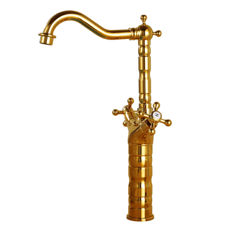 Industrial Wide Spread Bathroom Faucet Vintage Lever Centerset Faucet Clearhalo 'Bathroom Remodel & Bathroom Fixtures' 'Bathroom Sink Faucets' 'Bathroom Sinks & Faucet Components' 'bathroom_sink_faucets' 'Home Improvement' 'home_improvement' 'home_improvement_bathroom_sink_faucets' 7329549