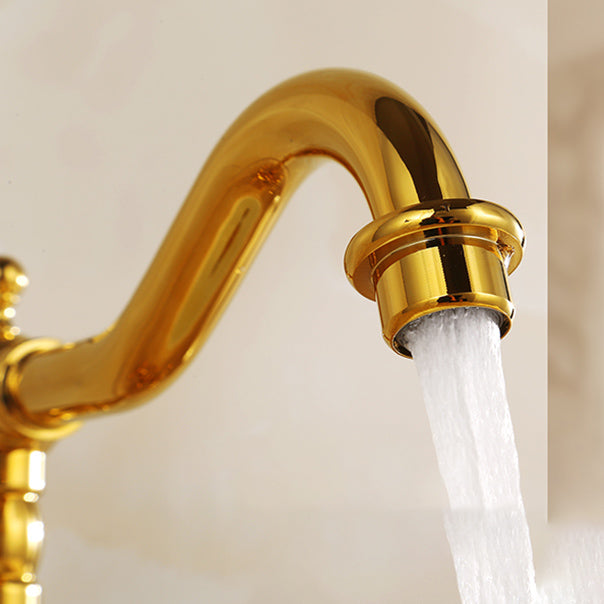 Industrial Wide Spread Bathroom Faucet Vintage Lever Centerset Faucet Clearhalo 'Bathroom Remodel & Bathroom Fixtures' 'Bathroom Sink Faucets' 'Bathroom Sinks & Faucet Components' 'bathroom_sink_faucets' 'Home Improvement' 'home_improvement' 'home_improvement_bathroom_sink_faucets' 7329550