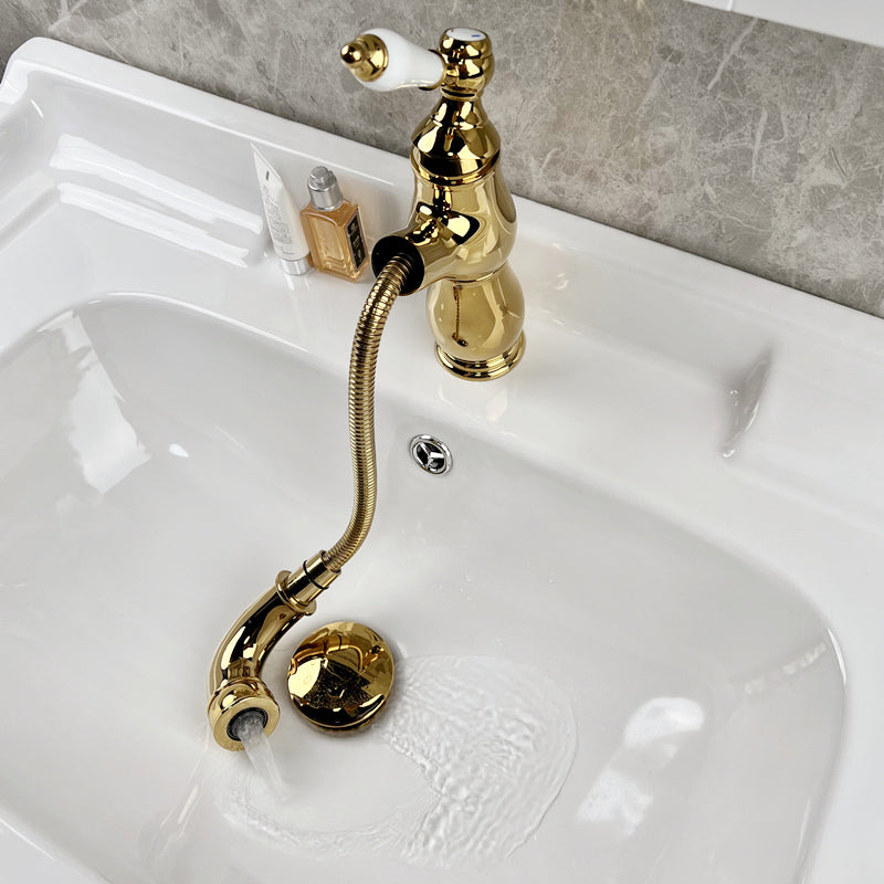 Traditional Wide Spread Bathroom Faucet Lever Handles Centerset Lavatory Faucet Clearhalo 'Bathroom Remodel & Bathroom Fixtures' 'Bathroom Sink Faucets' 'Bathroom Sinks & Faucet Components' 'bathroom_sink_faucets' 'Home Improvement' 'home_improvement' 'home_improvement_bathroom_sink_faucets' 7329561