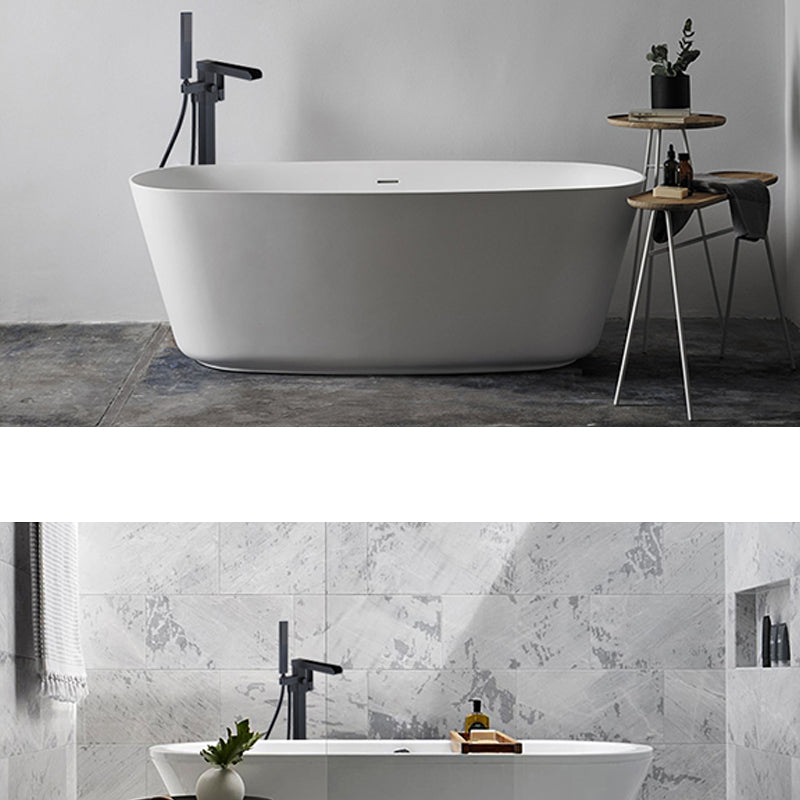 Modern Freestanding Tub Filler Trim Brass Floor Mounted with Handles Tub Faucet Clearhalo 'Bathroom Remodel & Bathroom Fixtures' 'Bathtub Faucets' 'bathtub_faucets' 'Home Improvement' 'home_improvement' 'home_improvement_bathtub_faucets' 7329619