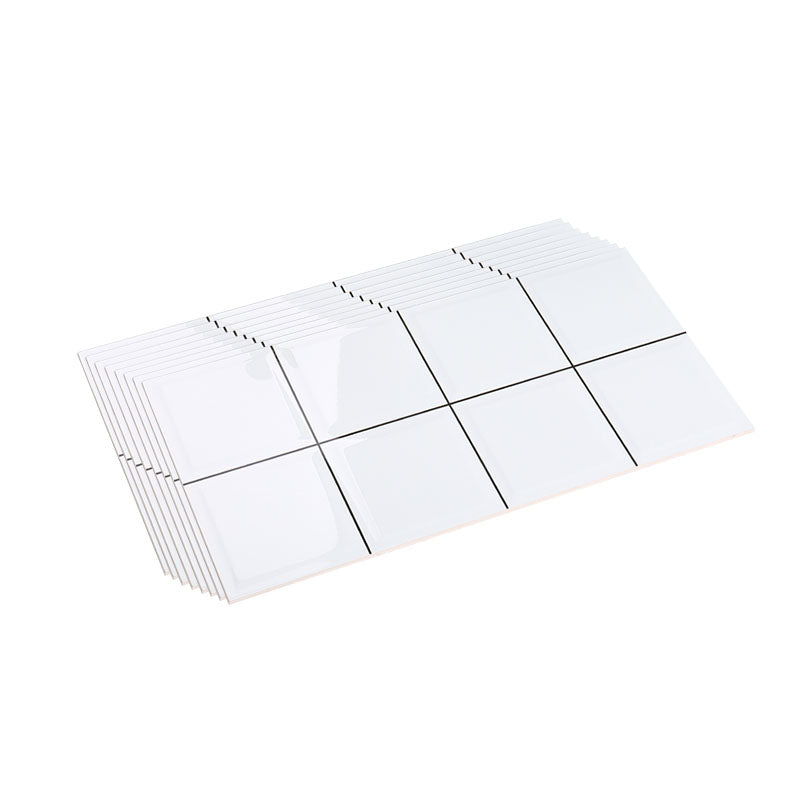 12" x 24"White Subway Tile Mixed Material Rectangular Kitchen and Bathroom Wall Tile Distressed White Glossy / Polished Clearhalo 'Floor Tiles & Wall Tiles' 'floor_tiles_wall_tiles' 'Flooring 'Home Improvement' 'home_improvement' 'home_improvement_floor_tiles_wall_tiles' Walls and Ceiling' 7329698