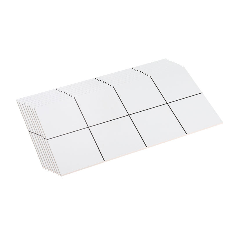 12" x 24"White Subway Tile Mixed Material Rectangular Kitchen and Bathroom Wall Tile Ivory Matte Clearhalo 'Floor Tiles & Wall Tiles' 'floor_tiles_wall_tiles' 'Flooring 'Home Improvement' 'home_improvement' 'home_improvement_floor_tiles_wall_tiles' Walls and Ceiling' 7329704