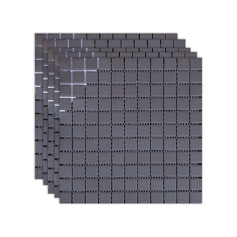 Black and White Wall Tile Mixed Material Mosaic Sheet Wall & Floor Tile Black-White Matte Clearhalo 'Floor Tiles & Wall Tiles' 'floor_tiles_wall_tiles' 'Flooring 'Home Improvement' 'home_improvement' 'home_improvement_floor_tiles_wall_tiles' Walls and Ceiling' 7329769