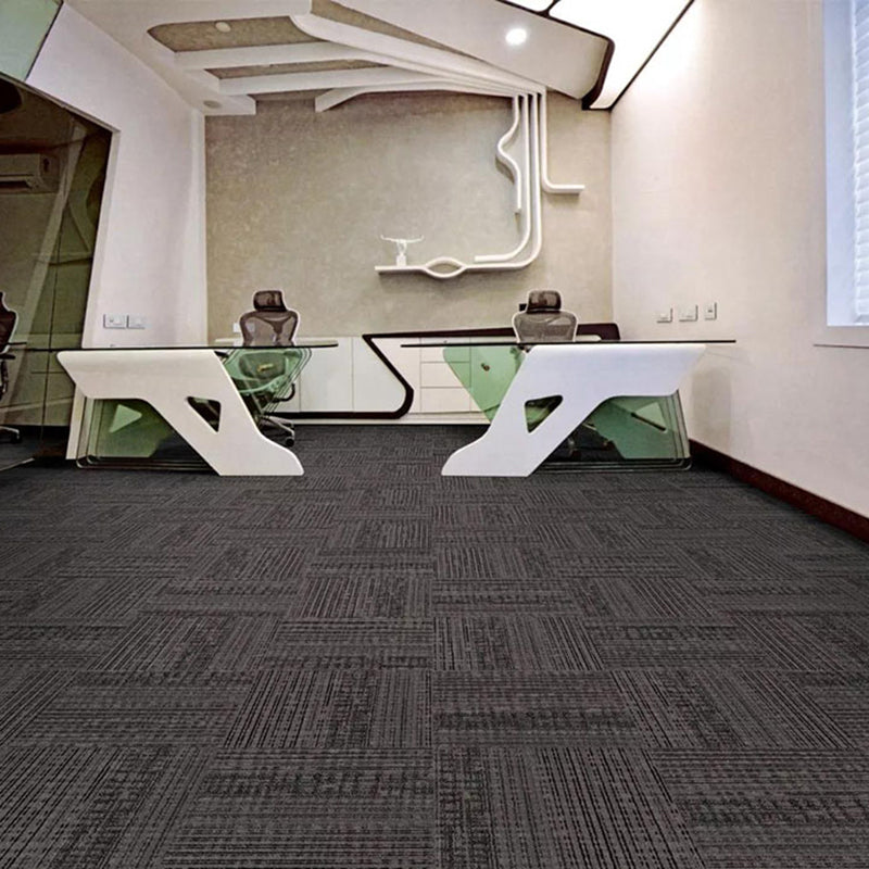 Carpet Tile Non-Skid Fade Resistant Geometry Loose Lay Dining Room Carpet Tiles Clearhalo 'Carpet Tiles & Carpet Squares' 'carpet_tiles_carpet_squares' 'Flooring 'Home Improvement' 'home_improvement' 'home_improvement_carpet_tiles_carpet_squares' Walls and Ceiling' 7329819