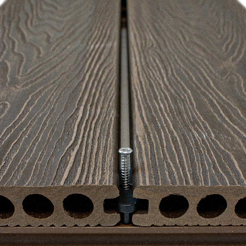 WPC Outdoor Flooring Rectangle Modern Style Waterproof Nail Flooring Clearhalo 'Flooring 'Hardwood Flooring' 'hardwood_flooring' 'Home Improvement' 'home_improvement' 'home_improvement_hardwood_flooring' Walls and Ceiling' 7329913