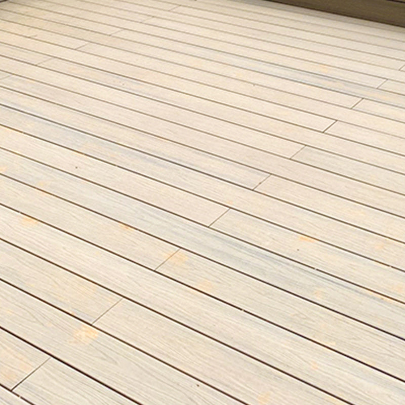 WPC Outdoor Flooring Rectangle Modern Style Waterproof Nail Flooring Clearhalo 'Flooring 'Hardwood Flooring' 'hardwood_flooring' 'Home Improvement' 'home_improvement' 'home_improvement_hardwood_flooring' Walls and Ceiling' 7329915