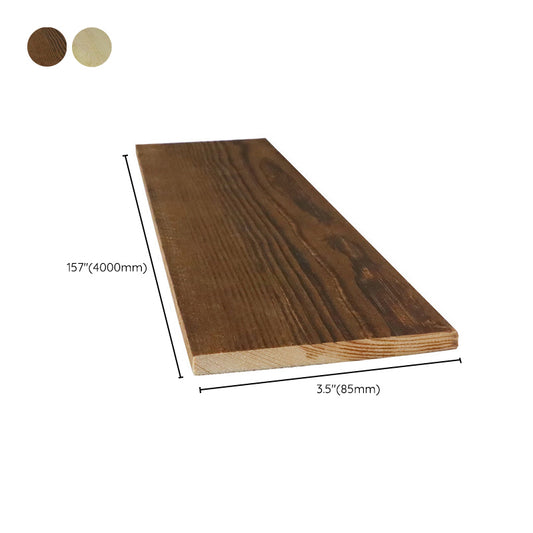 Solid Wood Flooring Rectangle Modern Style Anti-corrosion Nail Flooring Clearhalo 'Flooring 'Hardwood Flooring' 'hardwood_flooring' 'Home Improvement' 'home_improvement' 'home_improvement_hardwood_flooring' Walls and Ceiling' 7329945