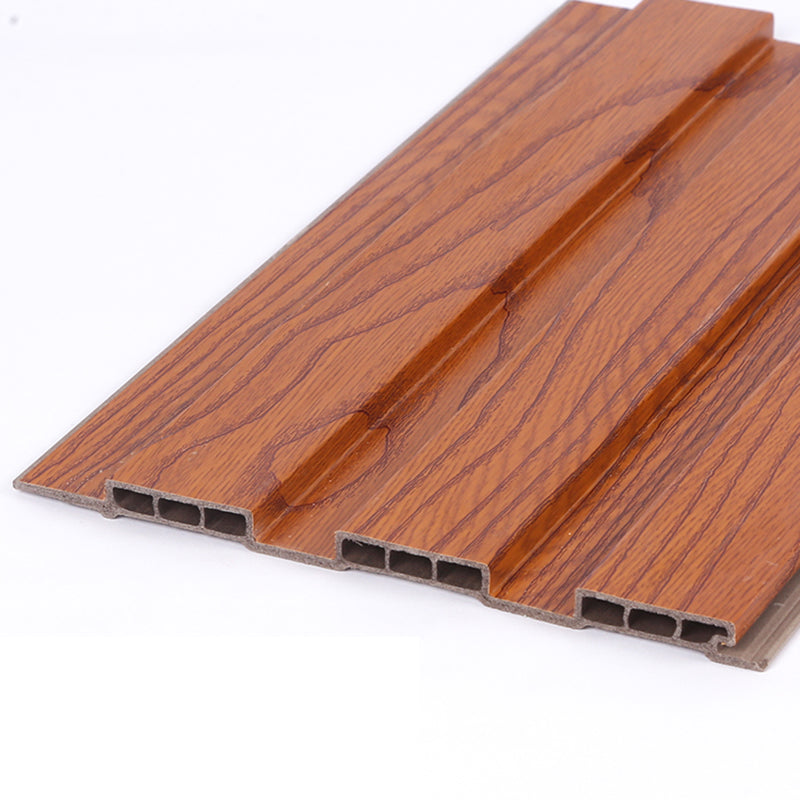 Modern Tin Backsplash Paneling Smooth Wall Ceiling Wood Board Red Brown 10-Piece Set Clearhalo 'Flooring 'Home Improvement' 'home_improvement' 'home_improvement_wall_paneling' 'Wall Paneling' 'wall_paneling' 'Walls & Ceilings' Walls and Ceiling' 7330018