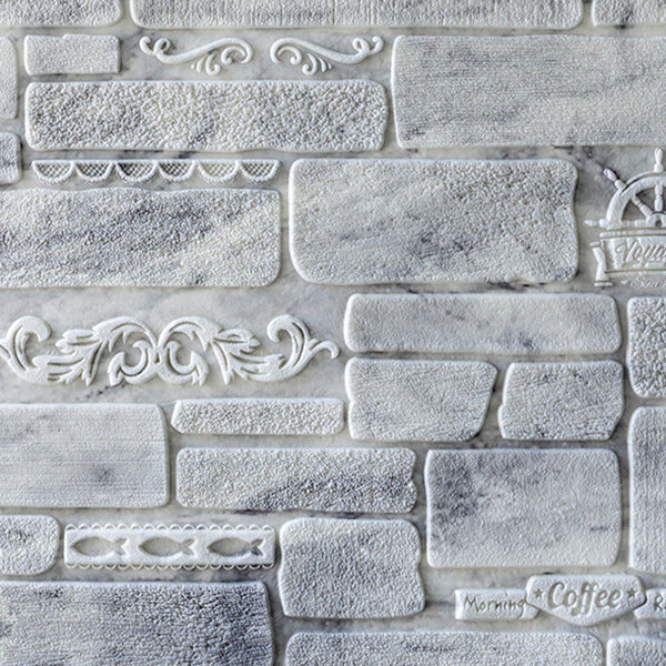 Modern Wall Paneling Peel and Stick Brick 3D Print Waterproof Wall Panel Clearhalo 'Flooring 'Home Improvement' 'home_improvement' 'home_improvement_wall_paneling' 'Wall Paneling' 'wall_paneling' 'Walls & Ceilings' Walls and Ceiling' 7330037