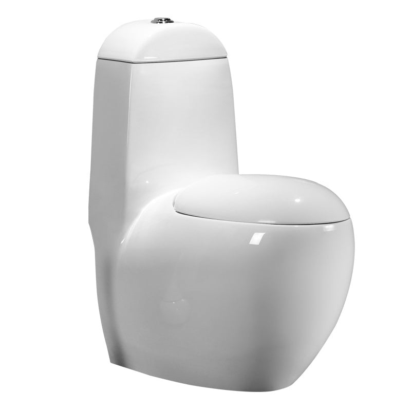Modern Floor Mount Flush Toilet Ceramic Siphon Jet Urine Toilet for Bathroom Clearhalo 'Bathroom Remodel & Bathroom Fixtures' 'Home Improvement' 'home_improvement' 'home_improvement_toilets' 'Toilets & Bidets' 'Toilets' 7330469
